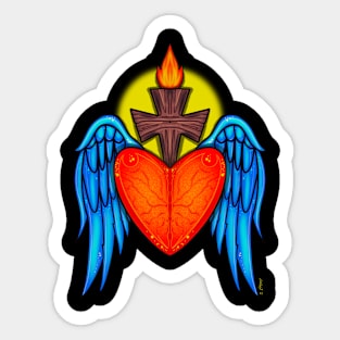 Sacred heart Sticker